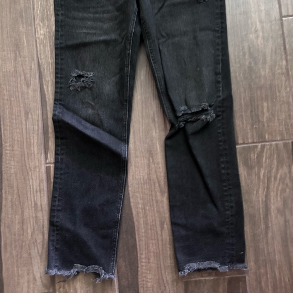 Anthropologie Pilcro The Selvage Vintage Straight Jeans in Black Sz 27 - Picture 3 of 9